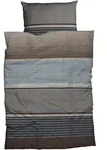 Casatex Satin-Bettw&auml;sche Orsa 135 x 200 cm Satin Braungrau