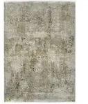 Webteppich Farina 67 x 130 cm Mischgewebe Gr&uuml;n