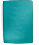 fleuresse Spannbettlaken Comfort 180 x 200 cm Jersey Blau, Gr&uuml;n Petrol