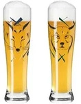 Ritzenhoff Gl&auml;serset - Weizen Brauchzeit 2tlg. Glas Schwarz