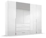 rauch ORANGE Kleiderschrank Montclar 251 x 223 cm Dekor Wei&szlig; / Hochglanz