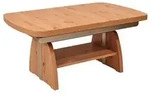 Vierhaus Couchtisch 5277-WEI Holz Braun Wildeiche