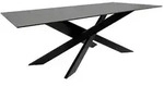 set one by Musterring Esstisch Baltimore 200 x 100 cm Keramik Schwarz