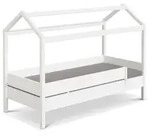 Paidi Bett Tiny House 90 x 200 cm Dekor Wei&szlig;