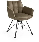 set one by Musterring Stuhl Frisco Mikrofaser Grau Taupe