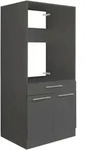 Waschmaschinenschrank Asiago10 Dekor Grau Anthrazit