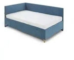 meise.m&ouml;bel Polsterbett Cool 90 x 200 cm Cord Blau Ocean