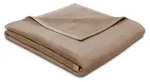 Biederlack Kuscheldecke Cotton Sense 150 x 200 cm Baumwolle Braun