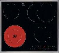 Electrolux Glaskeramikkochfeld Edelstahl LRR6436M