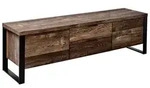 Jahnke TV-Lowboard Loop Holzoptik Braun Eiche Antik