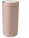 Stelton Thermobecher To Go Click 400 ml Edelstahl Rosa Rose