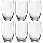 6er-Set Leonardo Longdrinkglas Poesia 460 ml Kristall, Kristalloptik Transparent Klar
