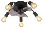 Globo Deckenventilator Alisha Alu, Eisen, Stahl & Metall