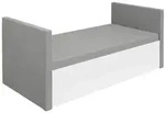Paidi Funktionsbett Flynn 100 x 200 cm Dekor Grau, Wei&szlig; Grau /