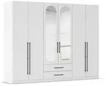 rauch BLUE Kleiderschrank Velora 271 x 210 cm Dekor Alpinwei&szlig;