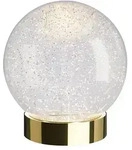 Sompex LED-Tischleuchte Glamor Bauble Kunststoff Gold 15 cm