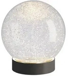 Sompex LED-Tischleuchte Glamor Bauble Kunststoff Schwarz 15 cm