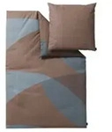 Ibena Satin-Bettw&auml;sche Bugatti 135 x 200 cm Satin Braungrau
