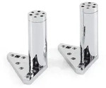Pelipal Schrankf&uuml;&szlig;e Quick 2er-Set Kunststoff Silber Chrom