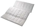 Centa-Star 4-Jahreszeitenbettdecke Sport Line 155 x 220 cm Baumwolle Wei&szlig;