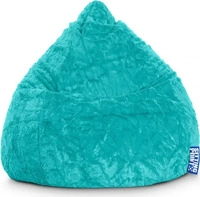 Sitting Point Sitzsack Blau Beanbag Fluffy L