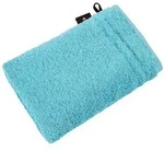 Vossen Waschlappen Vienna Style 16 x 22 cm Baumwolle Blau Azur