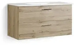 Waschtisch-Set Best Holzoptik Braun Wildeiche