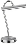 Trio LED-Tischleuchte Curtis Chrom, Alu, Nickel, Stahl Silber