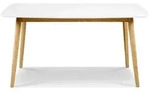 Actona Esstisch Nagano 150 x 80 cm Lack Wei&szlig; / Matt