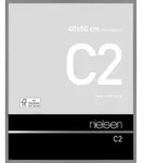 Bilderrahmen C2 40 x 50 cm Aluminium Grau
