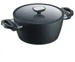 Berndes Kochtopf Balance Induction 24 cm Aluminium Schwarz
