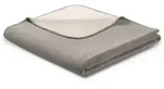 Biederlack Kuscheldecke Doubleface 150 x 200 cm Mischgewebe Graphit / Rauch