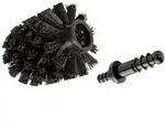 WENKO Ersatzb&uuml;rstenkopf &Oslash; 8,5 cm Kunststoff Schwarz / Asteiche