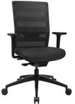 Sitness Drehstuhl AirWork Stoff Schwarz