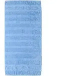 CaW&ouml; Handtuch Noblesse 50 x 100 cm Baumwolle Blau Azur