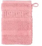 CaW&ouml; Waschlappen Noblesse 16 x 22 cm Baumwolle Rosa Rose