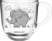 Leonardo Henkelbecher Grau Bambini - Elefant 280 ml