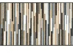 Wash & Dry Fu&szlig;matte Mikado Stripe natur 75x120cm Polyamid Beige Natur 75 x 120...