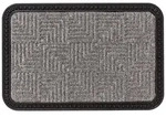 Astra Fu&szlig;matte Border Star 40 x 60 cm Polypropylen Silber