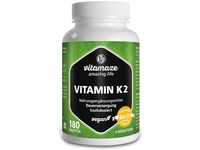 PZN-DE 12741457, Vitamaze VITAMIN K2 200 myg hochdosiert vegan Tabletten 180 St