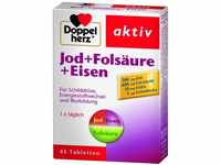 PZN-DE 16487984, Queisser Pharma DOPPELHERZ Jod+Folsäure+Eisen+B12 Tabletten 45 St