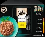 Sheba Portionsbeutel Multipack Delikatesse in Gelee Gefl&uuml;gel Variation 12x85g