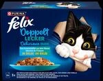 Purina Felix So gut wie es aussieht Doppelt lecker Geschmacksvielfalt aus dem Wasser