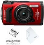 TG-7 Special Edition rot Kamera inkl. 2. LI-92B Akku+PH Tuch