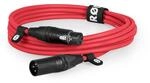 XLR3M-R Premium XLR rot 3m Mikrofonkabel
