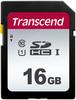 Transcend TS16GSDC300S, Transcend 16GB SDHC-Karte 300S UHS-I U1 Cl10 95/10MB/s