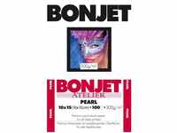 Bonjet BON9010751, Bonjet Atelier-Fotopapier 10x15 cm pearl, 300g/m², 100 Blatt