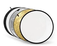 RFT-05 Reflektor 5IN1 110cm gold, silber, schwarz, wei&szlig;, transparent