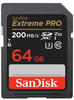 SanDisk 00121595, SanDisk SDXC Extreme PRO 64 GB (R200 MB/s) + 2 Jahre RescuePRO