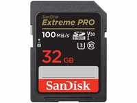 SanDisk SDSDXXO-032G-GN4IN, SanDisk SDHC Extreme PRO 32 GB (R100 MB/s) + 2 Jahre